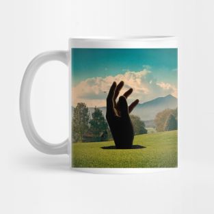 Reaching Out - Surreal/Collage Art Mug